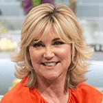 Picture of Anthea Turner, UK TV host with flammable hair