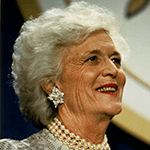 Picture of Barbara Bush, Wife of US President George H.W. Bush
