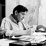 Picture of David Levine,  Caricaturist, New York Review of Books