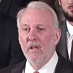 Picture of Gregg Popovich, Head Coach, San Antonio Spurs