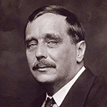 Picture of H. G. Wells,  The War of the Worlds