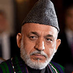 Picture of Hamid Karzai,  President of Afghanistan 2001-2014