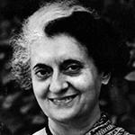 Picture of Indira Gandhi,  First Female Prime Minister of India