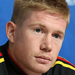 Picture of Kevin De Bruyne, midfielder for Premier League club Manchester City (from 2015)