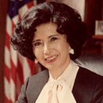 Picture of March Fong Eu, California Secretary of State, 1975-93