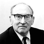 Picture of Maurice Wilkes, Electronic Delay Storage Automatic Calculator (EDSAC)