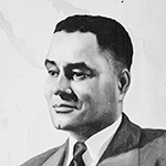 Picture of Ralph Bunche, UN Mediator in Palestine 1948