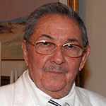 Picture of Raul Castro,  brother Fidel Castro 