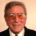 Picture of Tony Bennett,  Left his heart in San Francisco