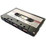 Picture of Cassette tape, medium for audio storage