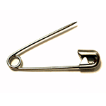 Picture of Safety pin, pins made to protect your fingers from scratches and pricks.