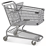 Picture of Shopping cart, Wheeled cart supplied by a shop or store