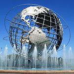 Picture of Unisphere, The world's largest globe, unofficial symbol of Queens