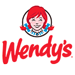 Picture of Wendy's, uses square hamburger patties in the circular bun 